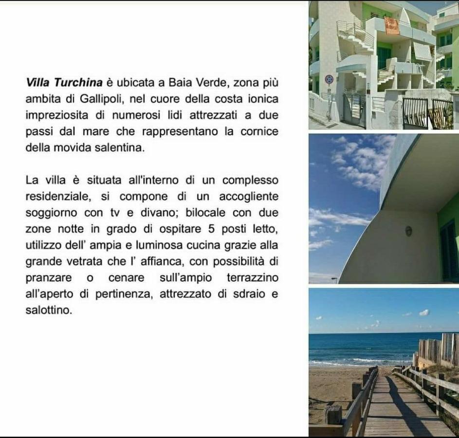 Villa Turchina Gallipoli Exterior foto